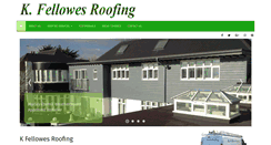 Desktop Screenshot of kfellowesroofing.com