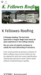 Mobile Screenshot of kfellowesroofing.com